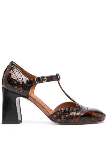 Leopard læder pumps Chie Mihara brun