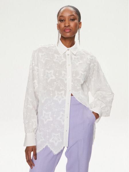 Priliehavá košeľa Bruuns Bazaar biela