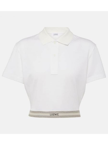 Poloshirt i bomuld Loewe hvid