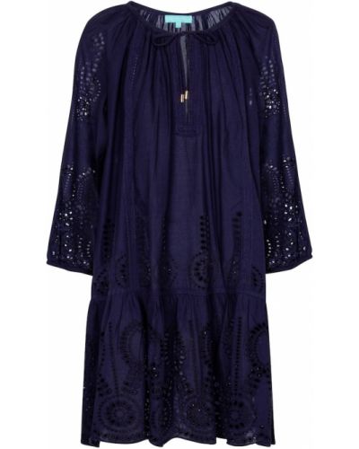 Kleid aus baumwoll Melissa Odabash blau