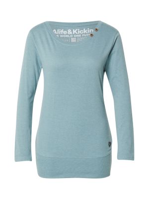 Tričko s dlhými rukávmi Alife And Kickin modrá