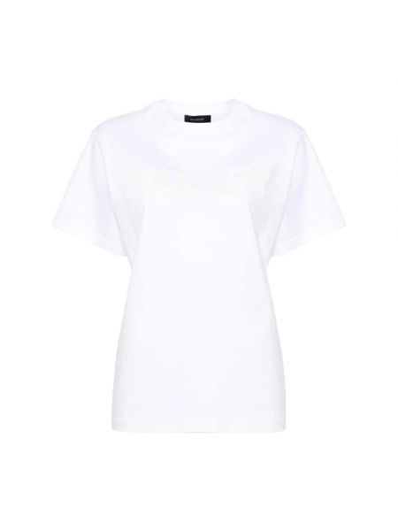 Koszulka bawełniana Mugler biała