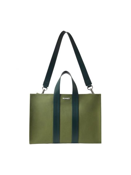 Shopper handtasche Sunnei grün
