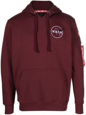 Hoodie con stampa Alpha Industries