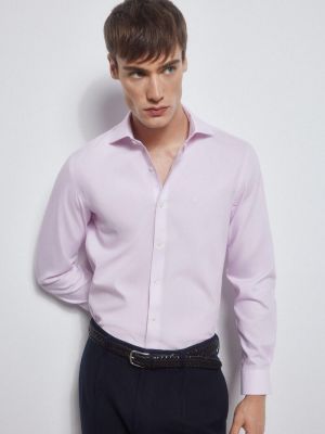Клетчатая рубашка Pedro Del Hierro розовая