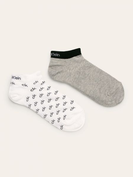 Чорапи Calvin Klein бяло