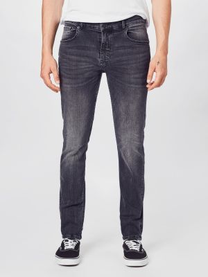 Straight leg jeans Solid grigio