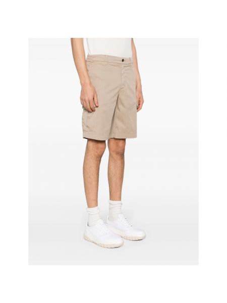 Lyocell cargo shorts Eleventy beige