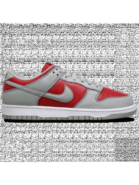 Chaussures de ville en cuir Nike rouge