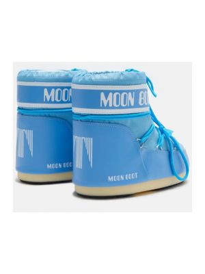 Botki zimowe Moon Boot niebieskie
