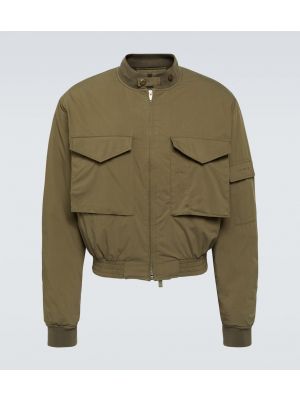 Giacca bomber di cotone Givenchy verde