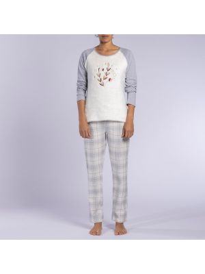 Pijama manga larga Dodo gris