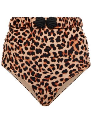 High waist bikini mit print mit leopardenmuster Johanna Ortiz