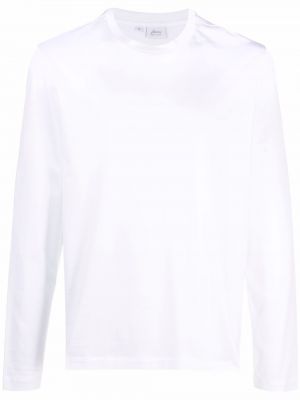 Camiseta de manga larga manga larga Brioni blanco