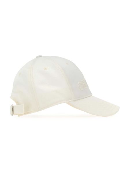 Gorra de algodón Off-white blanco
