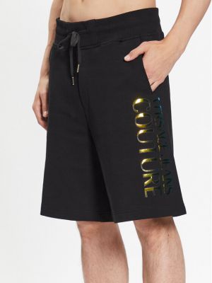 Sport rövidnadrág Versace Jeans Couture fekete