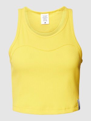 Crop top Adidas Sportswear żółty
