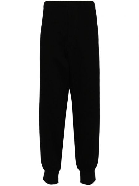 Памучни спортни панталони Yohji Yamamoto черно