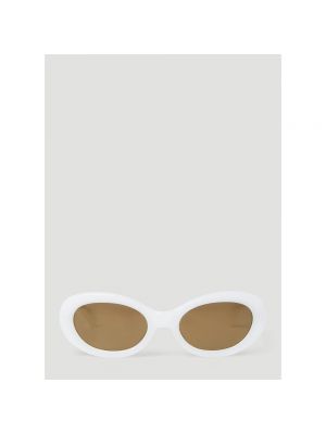 Okulary przeciwsłoneczne Dries Van Noten białe