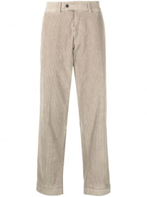 Βαμβακερό παντελόνι chino κοτλέ Mackintosh μπεζ