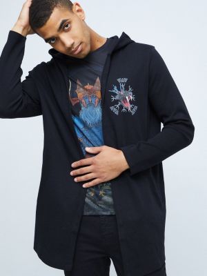 Pamučna hoodie s kapuljačom Medicine crna
