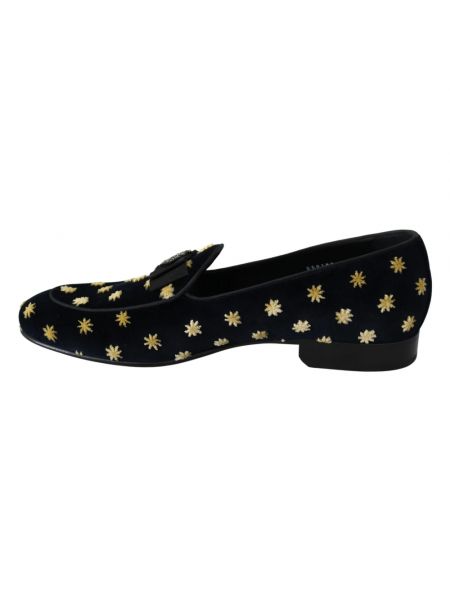 Loafers con bordado de terciopelo‏‏‎ Dolce & Gabbana