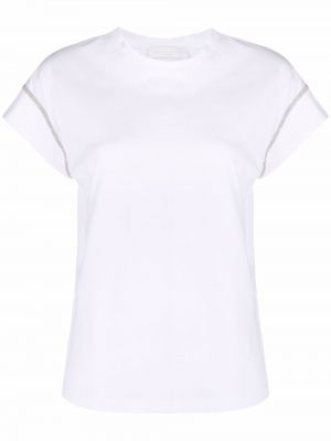 T-shirt a maniche corte Fabiana Filippi bianco