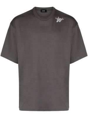 T-shirt We11done grigio