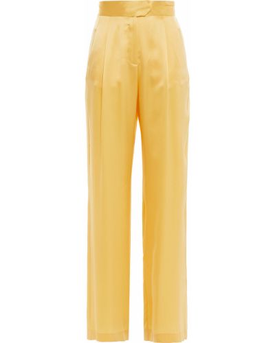 Luźne spodnie Michelle Mason - Żółty