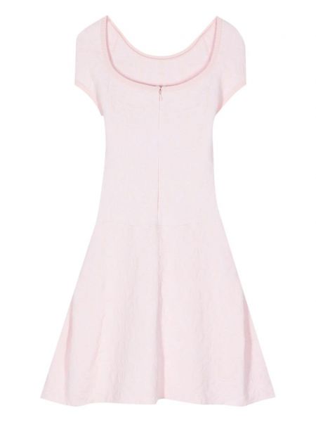 Šaty s knoflíky Chanel Pre-owned růžové