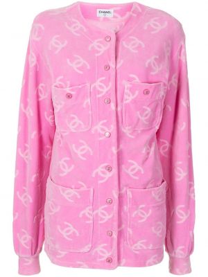 Camisa con estampado Chanel Pre-owned rosa