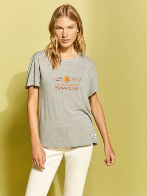 Camiseta de algodón manga corta Southern Cotton beige