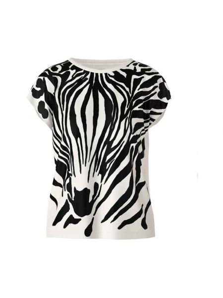 T-shirt mit print mit zebra-muster Marc Cain weiß
