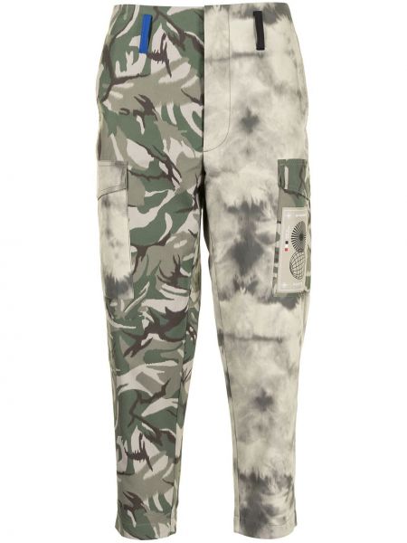 Pantaloni con stampa camouflage Ports V verde