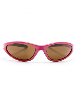 Różowe okulary przeciwsłoneczne Marine Serre