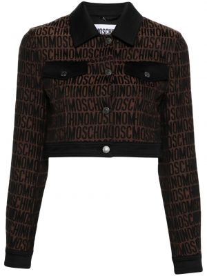 Jacke aus baumwoll mit print Moschino