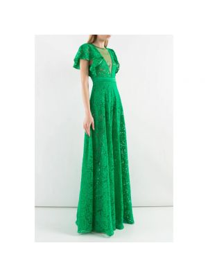 Sukienka długa Doris S zielona