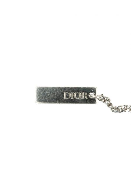 Zawieszka Christian Dior Pre-owned srebrna
