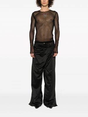 Tinklinė marškiniai su kristalais Ludovic De Saint Sernin juoda