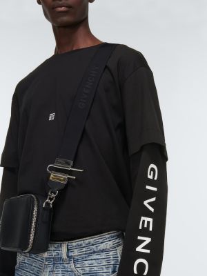 Tricou din bumbac din jerseu Givenchy negru