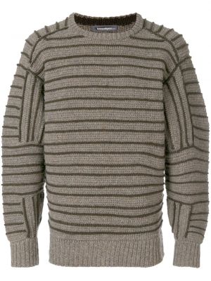 Svītrainas džemperis Issey Miyake Pre-owned brūns