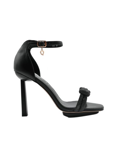 Elegante sandale mit absatz mit hohem absatz Braccialini schwarz
