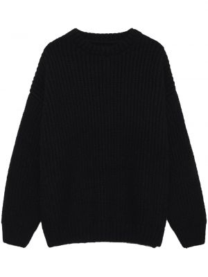 Džemperis ar apaļu kakla izgriezumu Anine Bing melns