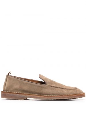 Loafers i mocka med slip-on Buttero brun