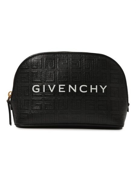 Кожаная косметичка Givenchy черная