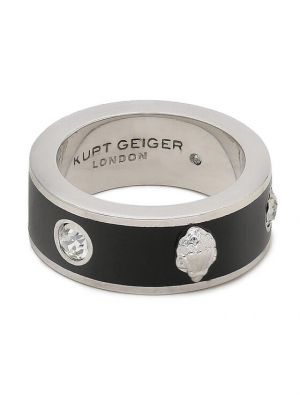 Gyűrű Kurt Geiger fekete