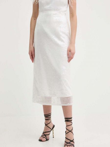 Midi suknja Marella bijela