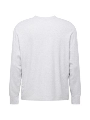 T-shirt a maniche lunghe Abercrombie & Fitch grigio