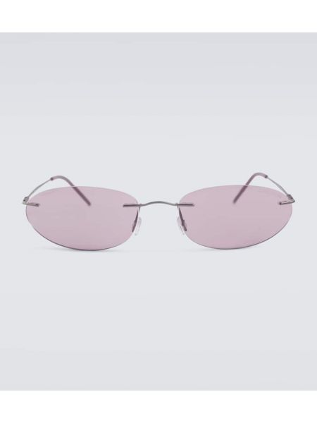 Sončna očala Giorgio Armani srebrna