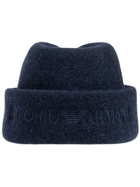 Brodeerattu pipo Emporio Armani sininen